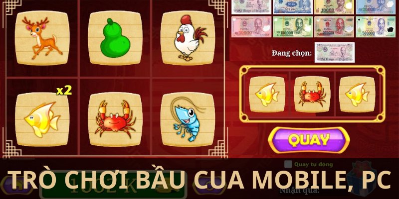 Mẹo cách đặt cược khi chơi bầu cua tôm cá online